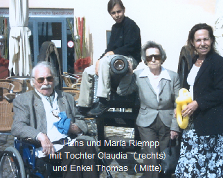 Hans und Maria Riempp mit Thomas 2010 60.Geburtstag Claudia in berlingen