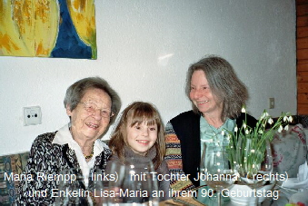 Maria , Lisa Maria und Hanne